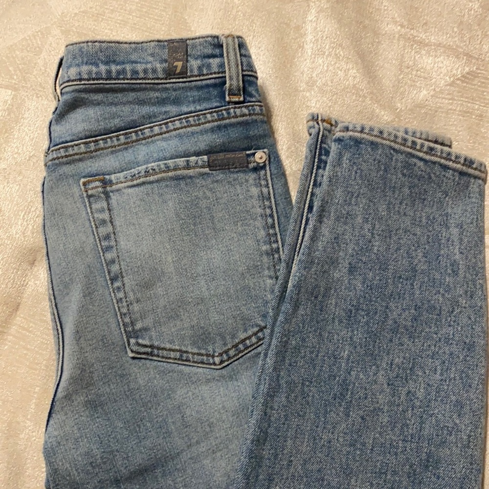 7 for all man kind straight leg jeans